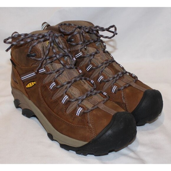 Keen Women's Targhee II Mid WP Hiking Boots Slate Blue Flint Stone SZ 9 NIB $165 - Picture 3 of 7